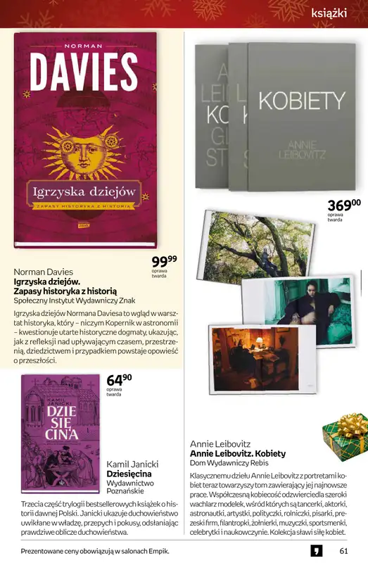 Empik - gazetka promocyjna Tom kultury: książki od czwartku 11.12 do wtorku 23.12 - strona 61