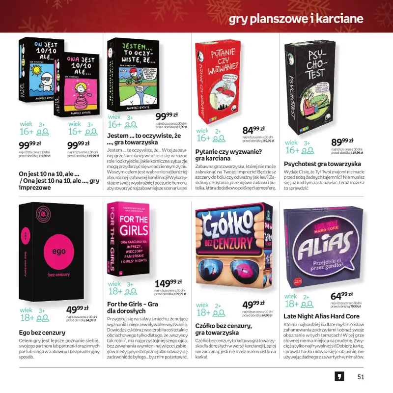 Empik - gazetka promocyjna Katalog xmass od czwartku 11.12 do wtorku 23.12 - strona 52