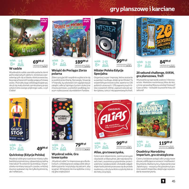 Empik - gazetka promocyjna Katalog xmass od czwartku 11.12 do wtorku 23.12 - strona 46