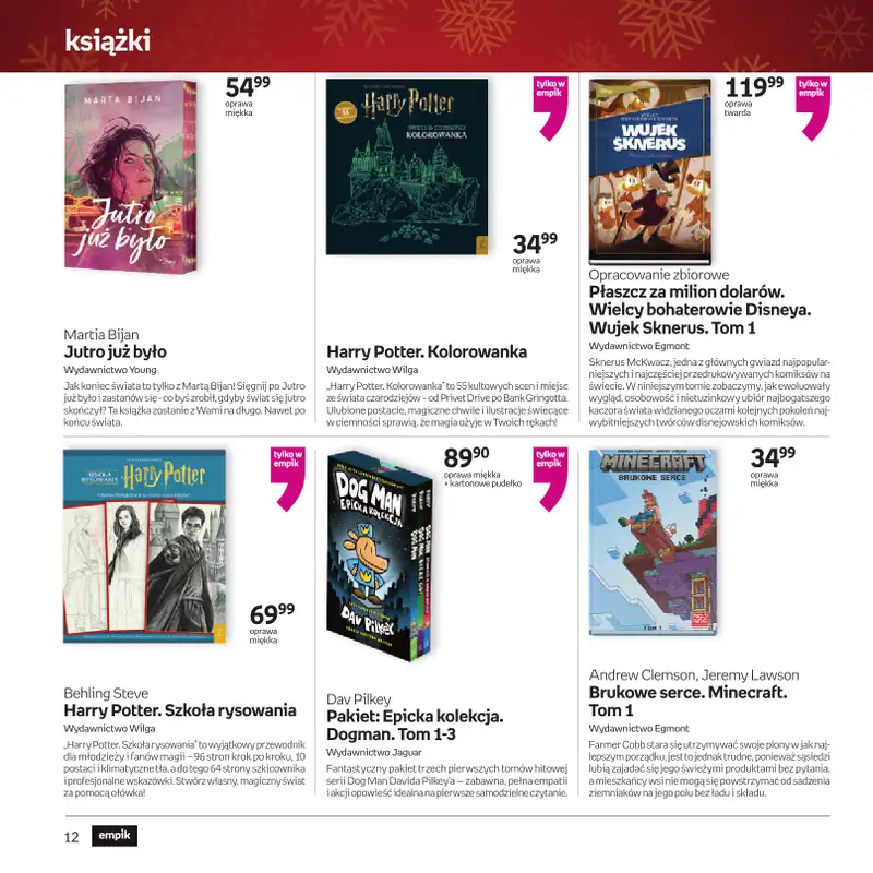 Empik - gazetka promocyjna Katalog xmass od czwartku 11.12 do wtorku 23.12 - strona 13