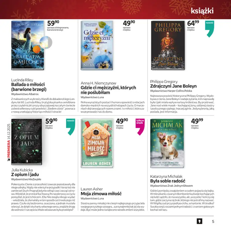 Empik - gazetka promocyjna Katalog xmass od czwartku 11.12 do wtorku 23.12 - strona 6