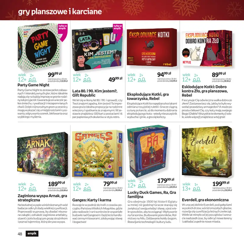 Empik - gazetka promocyjna Katalog xmass od czwartku 11.12 do wtorku 23.12 - strona 49