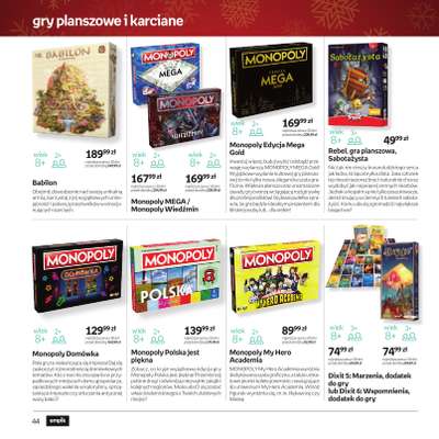 Empik - gazetka promocyjna Katalog xmass od czwartku 11.12 do wtorku 23.12 - strona 45