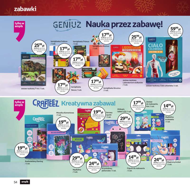 Empik - gazetka promocyjna Katalog xmass od czwartku 11.12 do wtorku 23.12 - strona 55