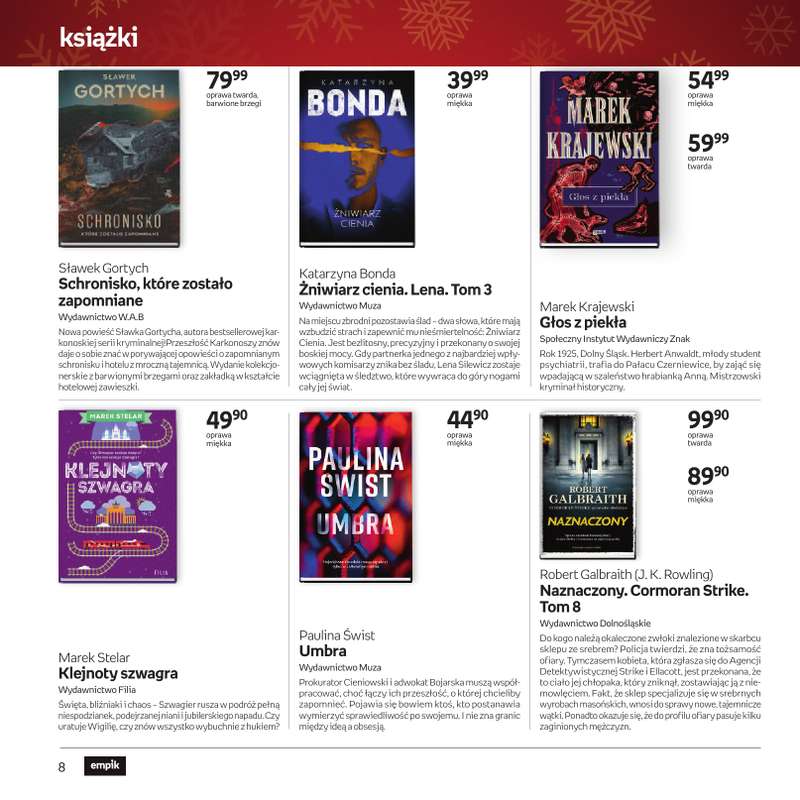 Empik - gazetka promocyjna Katalog xmass od czwartku 11.12 do wtorku 23.12 - strona 9