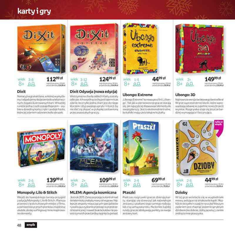 Empik - gazetka promocyjna Katalog zabawek od czwartku 11.12 do wtorku 23.12 - strona 48