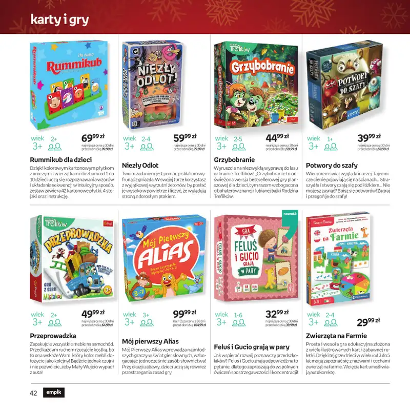 Empik - gazetka promocyjna Katalog zabawek od czwartku 11.12 do wtorku 23.12 - strona 42