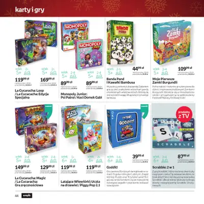 Empik - gazetka promocyjna Katalog zabawek od czwartku 11.12 do wtorku 23.12 - strona 44