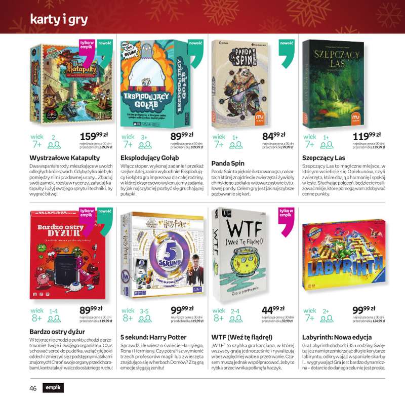 Empik - gazetka promocyjna Katalog zabawek od czwartku 11.12 do wtorku 23.12 - strona 46