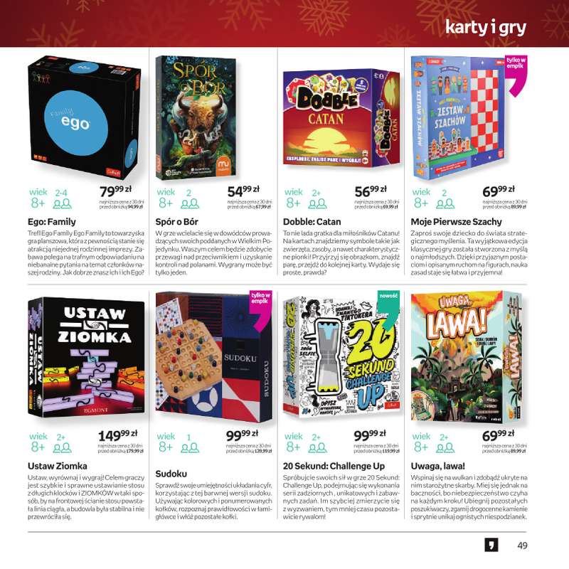 Empik - gazetka promocyjna Katalog zabawek od czwartku 11.12 do wtorku 23.12 - strona 49