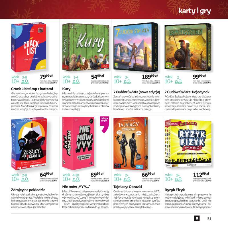 Empik - gazetka promocyjna Katalog zabawek od czwartku 11.12 do wtorku 23.12 - strona 51