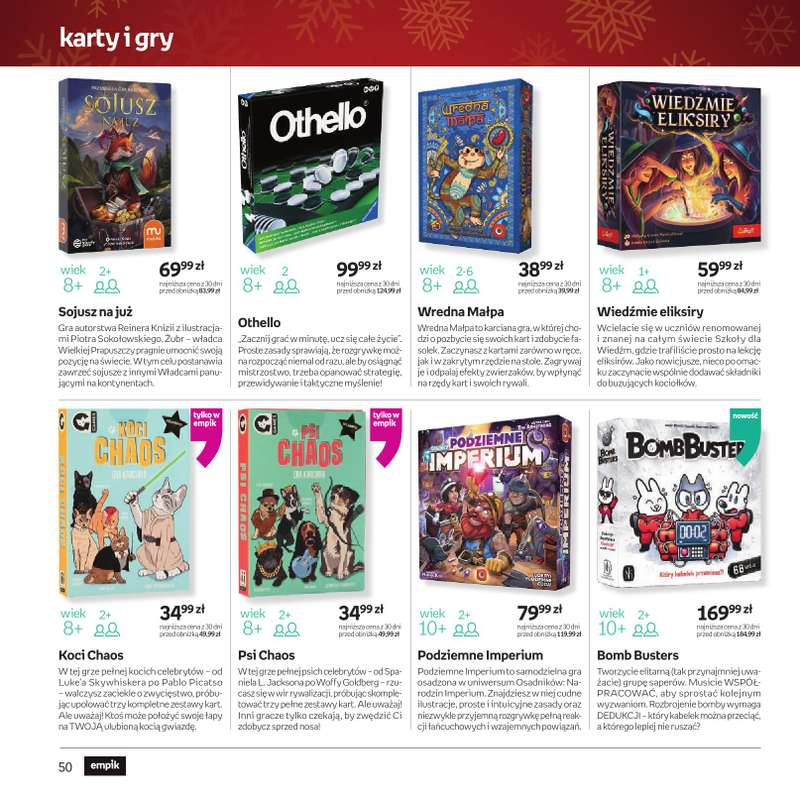Empik - gazetka promocyjna Katalog zabawek od czwartku 11.12 do wtorku 23.12 - strona 50
