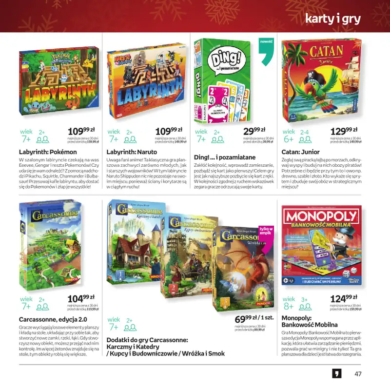 Empik - gazetka promocyjna Katalog zabawek od czwartku 11.12 do wtorku 23.12 - strona 47