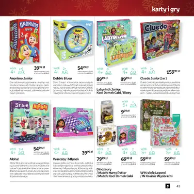 Empik - gazetka promocyjna Katalog zabawek od czwartku 11.12 do wtorku 23.12 - strona 43
