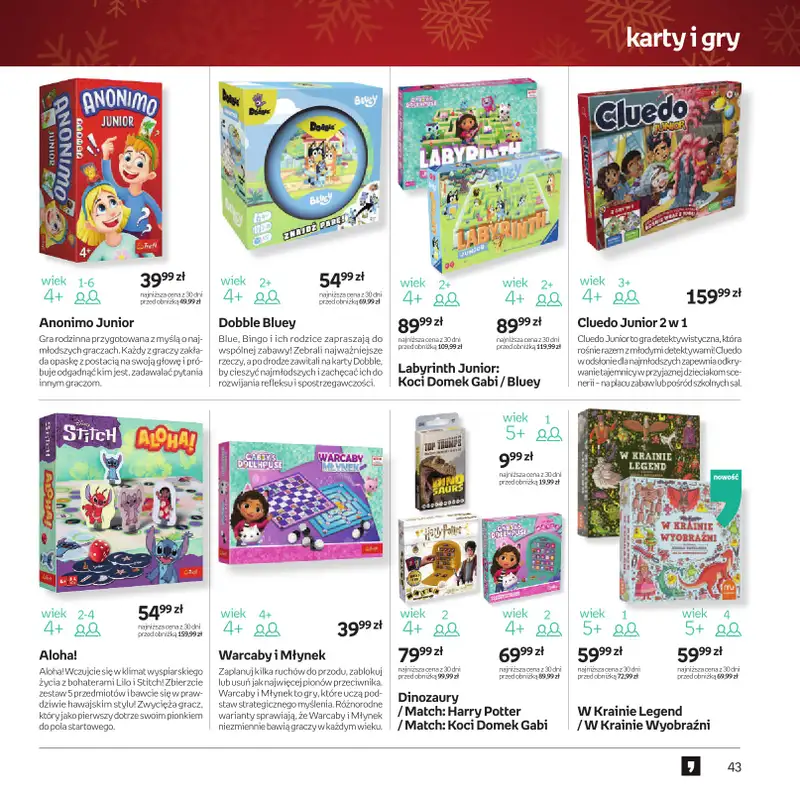 Empik - gazetka promocyjna Katalog zabawek od czwartku 11.12 do wtorku 23.12 - strona 43