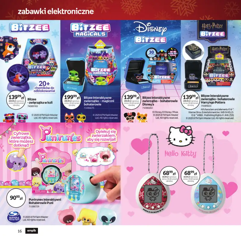 Empik - gazetka promocyjna Katalog zabawek od czwartku 11.12 do wtorku 23.12 - strona 16