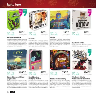 Empik - gazetka promocyjna Katalog zabawek od czwartku 11.12 do wtorku 23.12 - strona 52