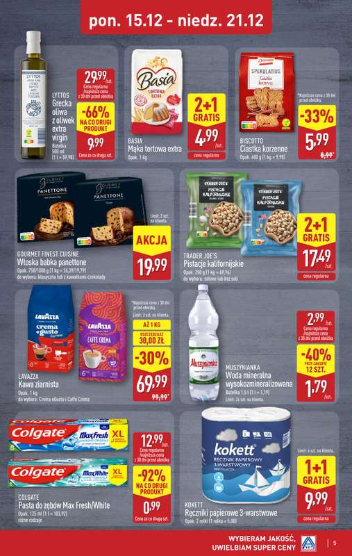 Aldi - gazetka promocyjna Weekend super cen w Aldi! od czwartku 18.12 do niedzieli 21.12 - strona 5