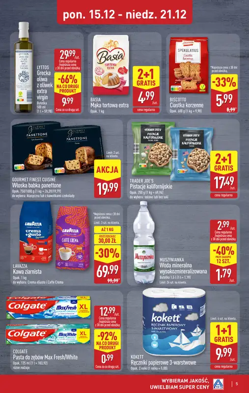 Aldi - gazetka promocyjna Weekend super cen w Aldi! od czwartku 18.12 do niedzieli 21.12 - strona 5