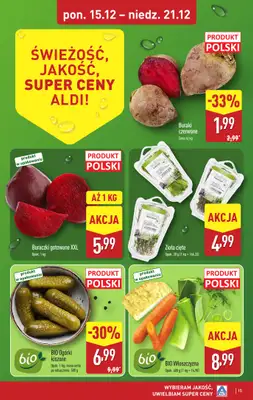 Aldi - gazetka promocyjna Weekend super cen w Aldi! od czwartku 18.12 do niedzieli 21.12 - strona 15