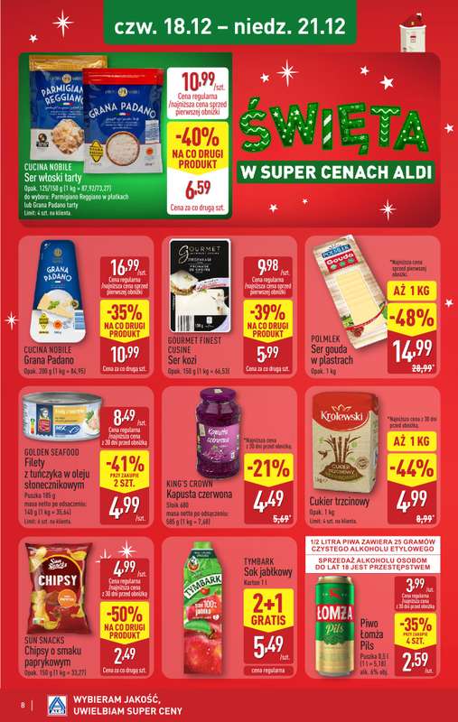 Aldi - gazetka promocyjna Weekend super cen w Aldi! od czwartku 18.12 do niedzieli 21.12 - strona 8