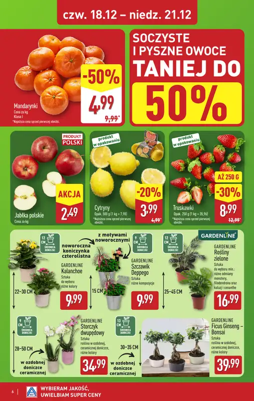 Aldi - gazetka promocyjna Weekend super cen w Aldi! od czwartku 18.12 do niedzieli 21.12 - strona 6