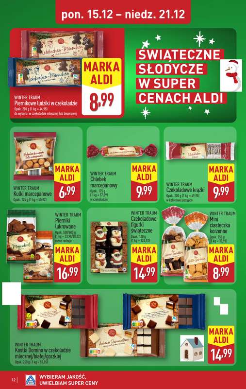 Aldi - gazetka promocyjna Weekend super cen w Aldi! od czwartku 18.12 do niedzieli 21.12 - strona 12