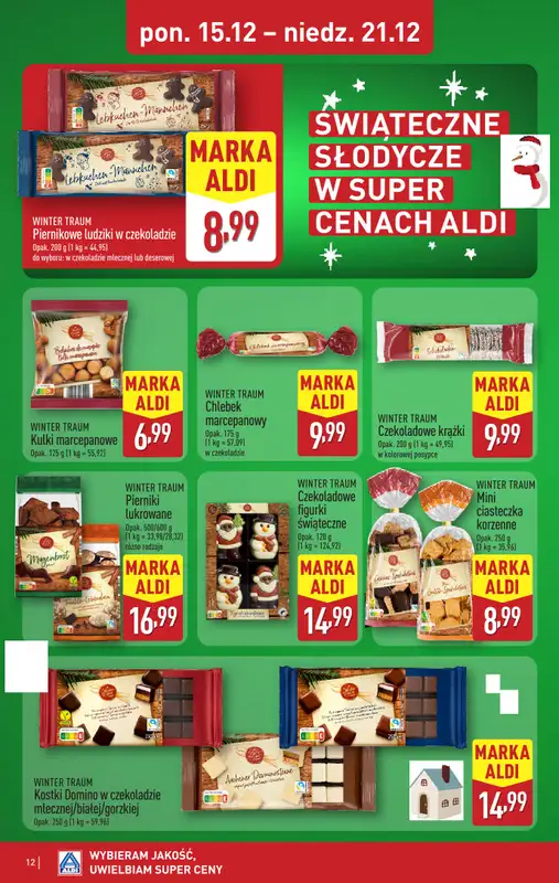Aldi - gazetka promocyjna Weekend super cen w Aldi! od czwartku 18.12 do niedzieli 21.12 - strona 12
