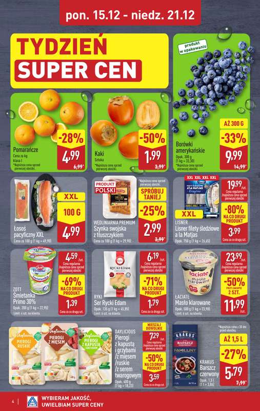 Aldi - gazetka promocyjna Weekend super cen w Aldi! od czwartku 18.12 do niedzieli 21.12 - strona 4