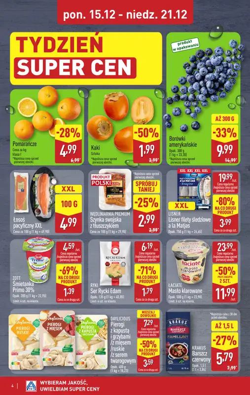Aldi - gazetka promocyjna Weekend super cen w Aldi! od czwartku 18.12 do niedzieli 21.12 - strona 4