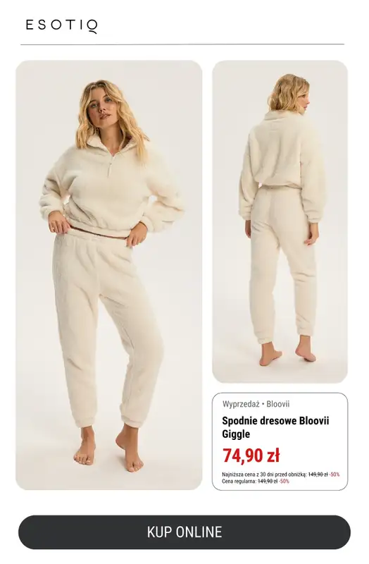 BEST SALE - gazetka promocyjna Esotiq | Piżamy i homewear - wybierz dwa, zapłać za jeden od czwartku 11.12 do poniedziałku 15.12 - strona 3