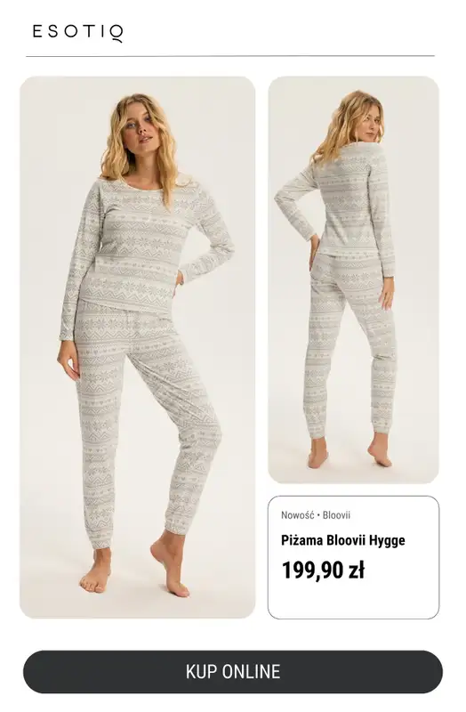 BEST SALE - gazetka promocyjna Esotiq | Piżamy i homewear - wybierz dwa, zapłać za jeden od czwartku 11.12 do poniedziałku 15.12 - strona 5