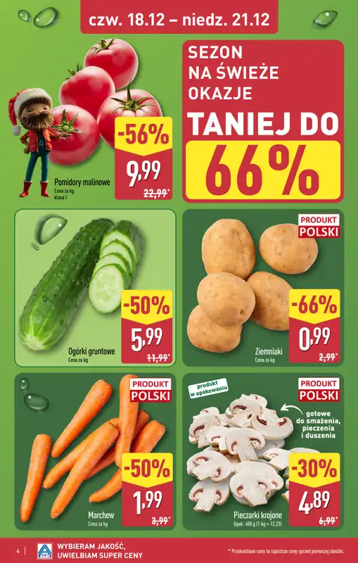 Aldi - gazetka promocyjna RZESZÓW: WIELKIE OTWARCIE już w czwartek: 18.12! od czwartku 18.12 do niedzieli 21.12 - strona 4