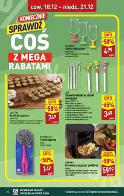 Aldi - gazetka promocyjna RZESZÓW: WIELKIE OTWARCIE już w czwartek: 18.12! od czwartku 18.12 do niedzieli 21.12 - strona 22