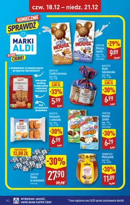 Aldi - gazetka promocyjna RZESZÓW: WIELKIE OTWARCIE już w czwartek: 18.12! od czwartku 18.12 do niedzieli 21.12 - strona 12