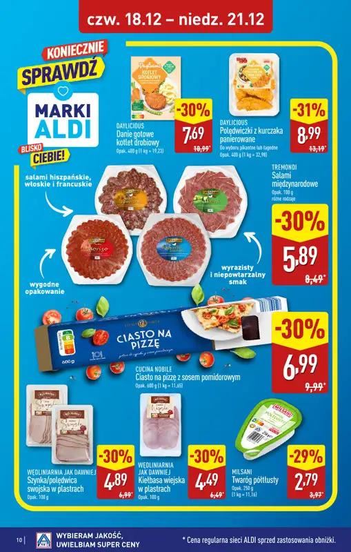 Aldi - gazetka promocyjna RZESZÓW: WIELKIE OTWARCIE już w czwartek: 18.12! od czwartku 18.12 do niedzieli 21.12 - strona 10