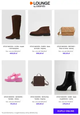 Lounge by Zalando - gazetka promocyjna Do -75%  Steve Madden od czwartku 11.12 do niedzieli 14.12 - strona 9
