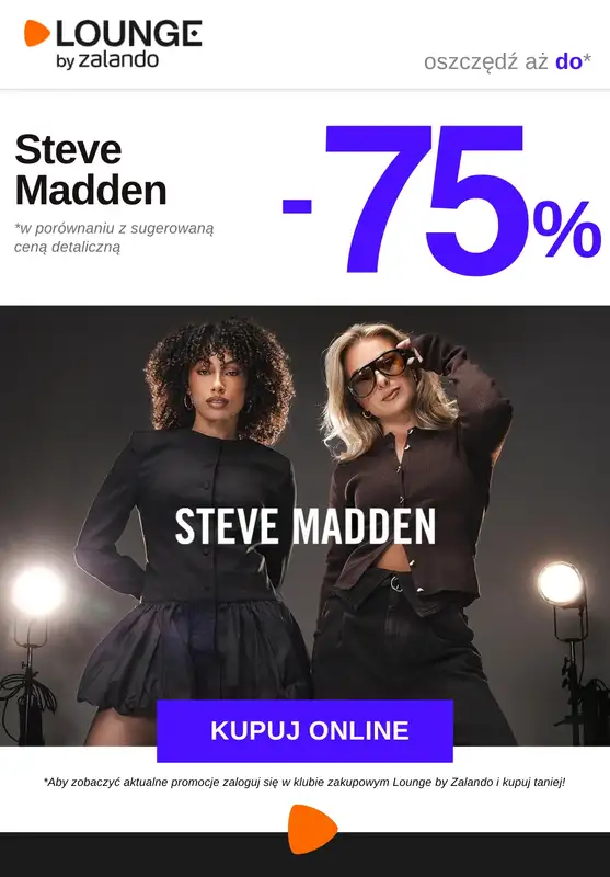 Lounge by Zalando - gazetka promocyjna Do -75%  Steve Madden  