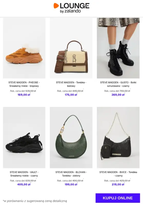 Lounge by Zalando - gazetka promocyjna Do -75%  Steve Madden od czwartku 11.12 do niedzieli 14.12 - strona 7
