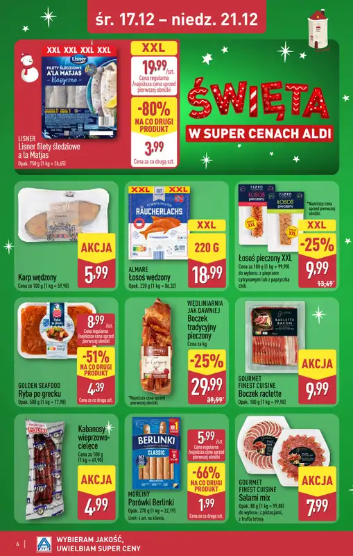 Aldi - gazetka promocyjna GLIWICE: WIELKIE OTWARCIE już w środę: 17.12! od środy 17.12 do niedzieli 21.12 - strona 6