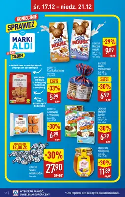 Aldi - gazetka promocyjna GLIWICE: WIELKIE OTWARCIE już w środę: 17.12! od środy 17.12 do niedzieli 21.12 - strona 12