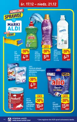 Aldi - gazetka promocyjna GLIWICE: WIELKIE OTWARCIE już w środę: 17.12! od środy 17.12 do niedzieli 21.12 - strona 14