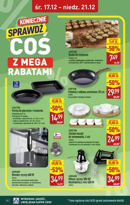 Aldi - gazetka promocyjna GLIWICE: WIELKIE OTWARCIE już w środę: 17.12! od środy 17.12 do niedzieli 21.12 - strona 22