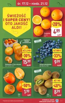 Aldi - gazetka promocyjna GLIWICE: WIELKIE OTWARCIE już w środę: 17.12! od środy 17.12 do niedzieli 21.12 - strona 5