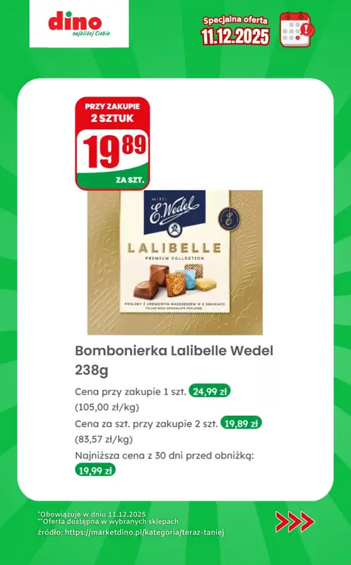 Dino - gazetka promocyjna Specjalna oferta na 11.12.2025 - promocje spoza gazetki od czwartku 11.12 do czwartku 11.12 - strona 10