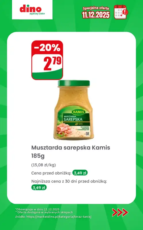 Dino - gazetka promocyjna Specjalna oferta na 11.12.2025 - promocje spoza gazetki od czwartku 11.12 do czwartku 11.12 - strona 9