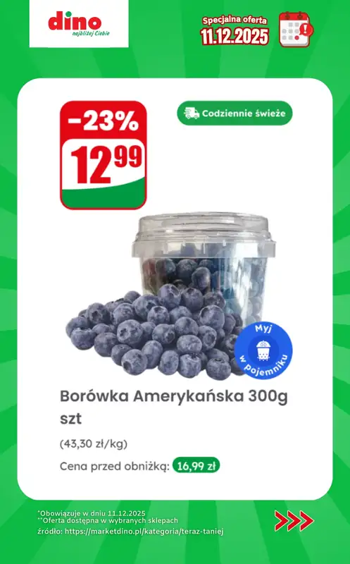 Dino - gazetka promocyjna Specjalna oferta na 11.12.2025 - promocje spoza gazetki od czwartku 11.12 do czwartku 11.12 - strona 2