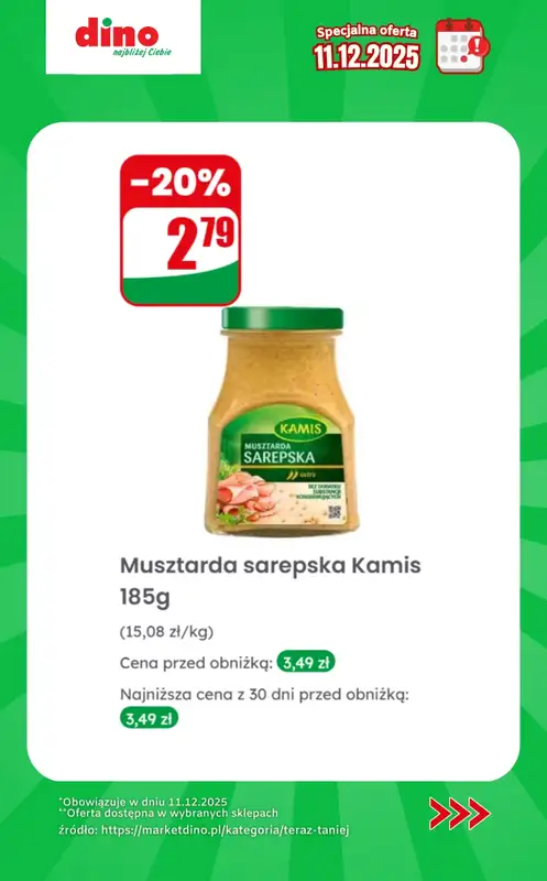 Dino - gazetka promocyjna Specjalna oferta na 11.12.2025 - promocje spoza gazetki od czwartku 11.12 do czwartku 11.12 - strona 8