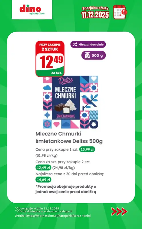 Dino - gazetka promocyjna Specjalna oferta na 11.12.2025 - promocje spoza gazetki od czwartku 11.12 do czwartku 11.12 - strona 8