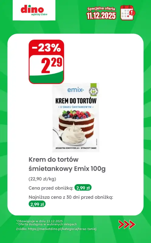 Dino - gazetka promocyjna Specjalna oferta na 11.12.2025 - promocje spoza gazetki od czwartku 11.12 do czwartku 11.12 - strona 6